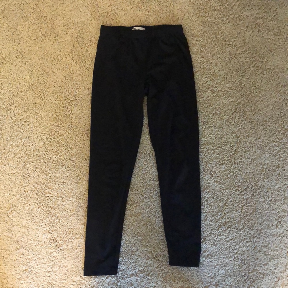 Girls black leggings